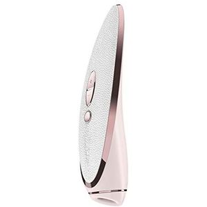 Satisfyer - Haute Couture - Drukgolfvibrator - Zwart - Echt Leer en RVS