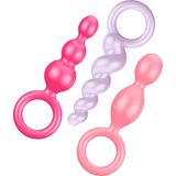 Satisfyer Plugs gemaakt van siliconen, 13,5 - 14 cm, 3 delen