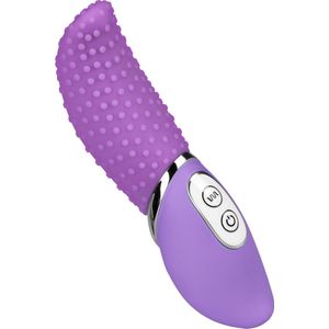 EIS, vibrator, noppen oplegvibrator, 16 cm, waterdicht, huidvriendelijk materiaal, tongvormig