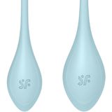 Satisfyer - Yoni Power 2 Kegel Bekkenbodem Training Vaginale Balletjes Set - Blauw