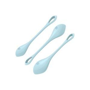 Satisfyer - Yoni Power 2 Kegel Bekkenbodem Training Vaginale Balletjes Set - Blauw