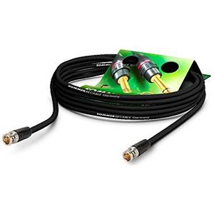 SommerCable Video 75 Ω - HD/3G/6G/12G-SDI / 4K-UHD SC-Vector 0.8/3.7 uitgerust met BNC/BNC NBNC75BLP9X NEUTRIK, zwart (25m) - Made in Germany by Sommer Cable