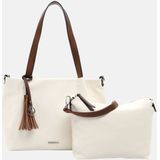 Emily & Noah Medium Schoudertas / Crossbodytas Dames - Elke - Beige