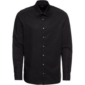 OLYMP - Level 5 Body Fit Overhemd - Zwart - Strijkvriendelijk