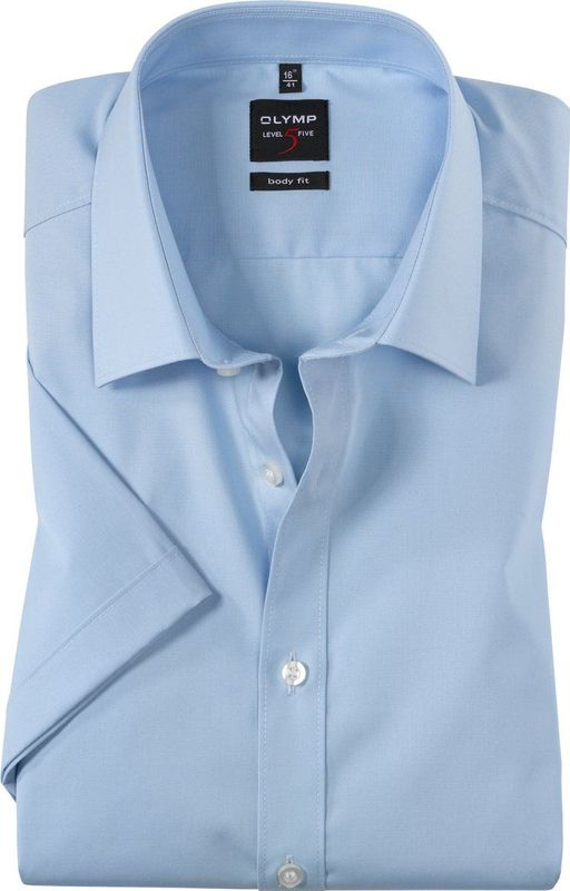 OLYMP - Level 5 - Overhemd - Lichtblauw - Katoen
