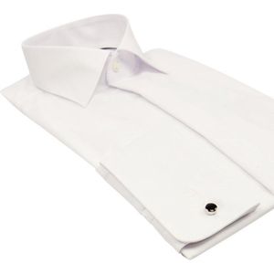 OLYMP - Level 5 Body Fit Overhemd - Wit - Gladde Stof - Kent Kraag - Strijkvriendelijk