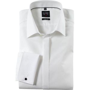 OLYMP - Level 5 - Overhemd - Lichtbeige - Body Fit, Easy Iron