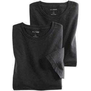 OLYMP - Heren T-shirts - Zwart - Katoen - 2-Pack