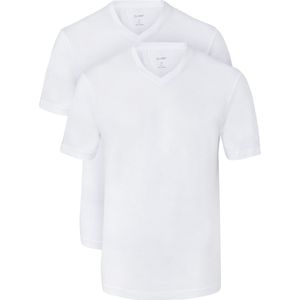 OLYMP T shirt (2 Pack) V Hals wit