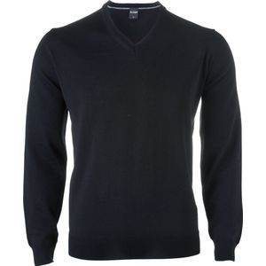 OLYMP - Heren Pullover - Zwart - 100% Merino Wol
