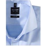 OLYMP - Level 5 - Overhemd - Lichtblauw - Fijn Twill - Strijkvriendelijk