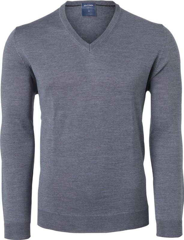 Olymp Trui Merino Antraciet - Heren - Pullovers
