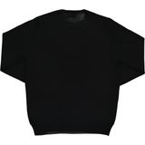 OLYMP modern fit trui wol - O-hals - zwart