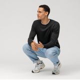 Olymp Trui O-Hals Wol Antraciet - Heren - Pullovers