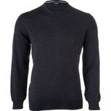 Olymp Trui O-Hals Wol Antraciet - Heren - Pullovers