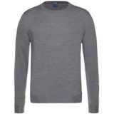 OLYMP - Casual-trui - Zilvergrijs - Scheerwol - Ronde Hals