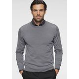 OLYMP - Casual-trui - Zilvergrijs - Scheerwol - Ronde Hals