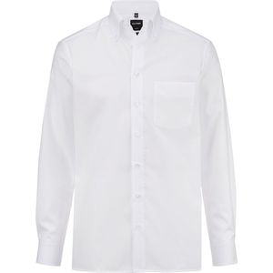 OLYMP - Luxor - Overhemd - Wit - 100% Katoen - Modern Fit