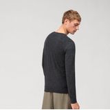 OLYMP Level 5 - heren trui wol - antraciet grijs (Slim Fit)