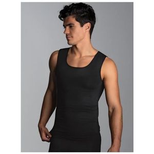 Trigema - TRIGEMA Unisex-shirt - Zwart - Mouwloos - 1 stuk