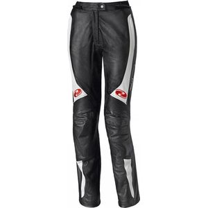 Held - Sarana - Leren Motorbroek - Zwart/Wit - CE-level 1 Kniebeschermers