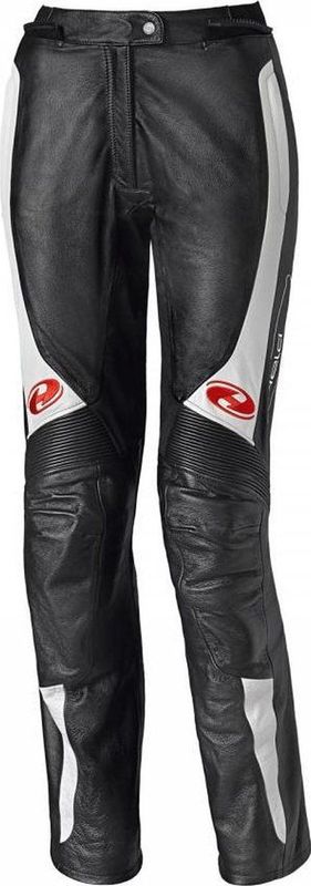 Held - Sarana - Leren Motorbroek - Zwart/Wit - CE-level 1 Kniebeschermers