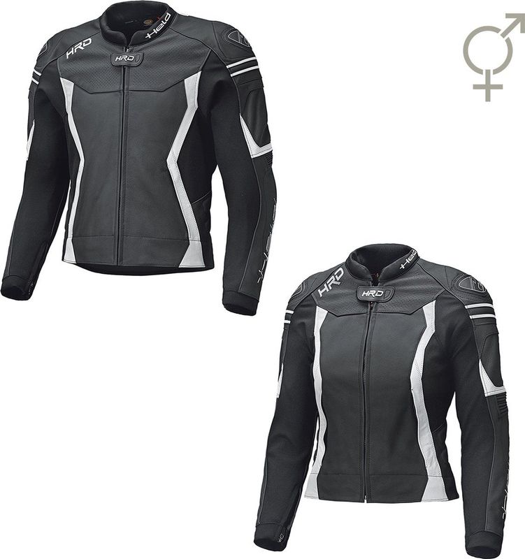 Held Street 3.0 Dames Zwart Wit Leren Motorjas - Maat 76 - Jas