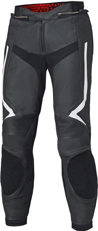 Held Street Rocket 4 Zwart Wit Leren Motorbroek - Maat 48 - Broek