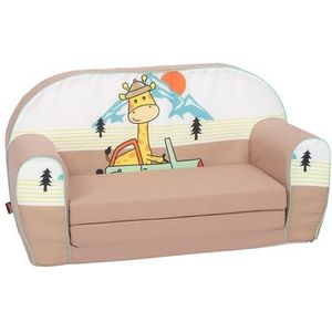knorr toys® Sofa voor kinderen - "Giraffe op tournee