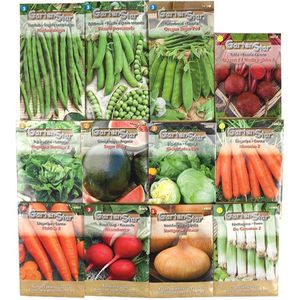 Groentezaden - Mix van Groentesoorten - Makkelijk te planten - Oerhollandse Mix van 6 soorten