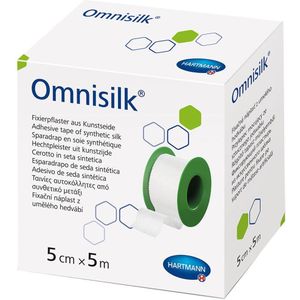Omnisilk - Hechtpleister - 5 cm x 5 m - Voor Gevoelige Huid