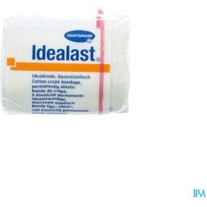 Idealast - Met Haak - Korte-rek-compressiezwachtel - Wit - 6cm x 5m