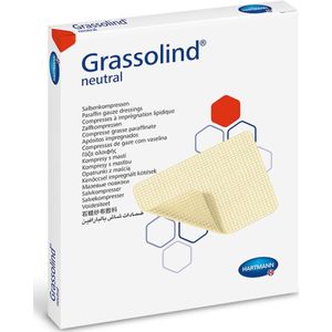 Grassolind - Zalfkompres - Steriel - 7,5x10cm - 10 Stuks