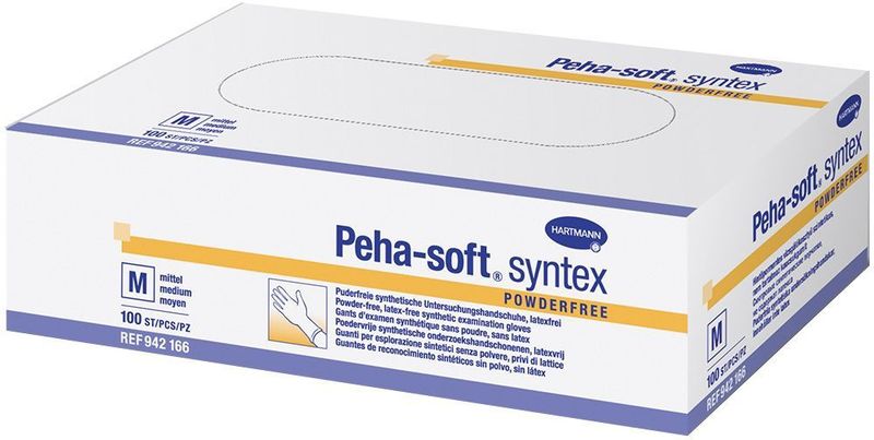 Peha-soft® Syntex Onderzoekshandschoen - Poedervrij - Elastisch Vinyl