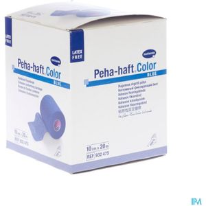 Peha-haft - Color - Zelfklevend Verband - Blauw - 10 cm x 20 m