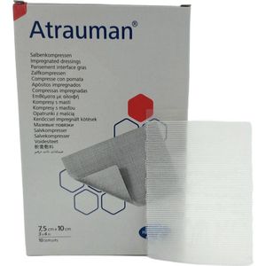 Hartmann - Atrauman - steriel zalfkompres - 5 x 5cm - 10 stuks