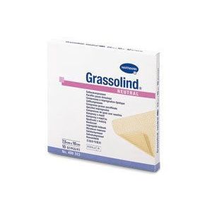 Grassolind - Zalfkompres - Steriel - 7,5 x 10 cm - 50 Stuks