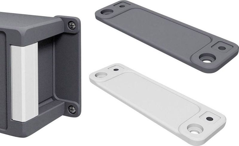 Bopla - BA WL 13 7035 - Wandbeugel - Grafietgrijs - Aluminium - Set van 2