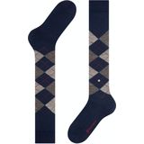 Burlington - Edinburgh - Kniekousen - Blauw - Wol, Verstevigd, One-size