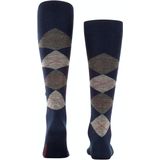 Burlington - Edinburgh - Kniekousen - Blauw - Wol, Verstevigd, One-size