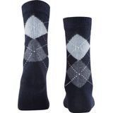 Burlington - Whitby - Sokken - Blauw - One-size - Zacht en Warm
