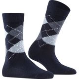 Burlington - Whitby - Sokken - Blauw - One-size - Zacht en Warm