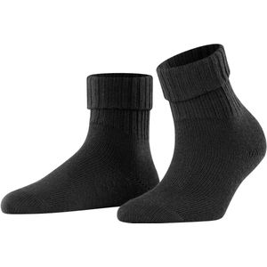 Burlington - Plymouth - Sokken - Zwart - Eenkleurig Wol