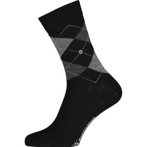 Burlington - Marylebone - Dames Sokken - Zwart - Wol - 1 Paar