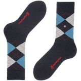 Burlington - Marylebone - Sokken - Blauw Dark Navy - Wol - 1 paar