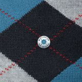 Burlington - Marylebone - Sokken - Blauw Dark Navy - Wol - 1 paar