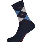 Burlington - Marylebone - Sokken - Blauw Dark Navy - Wol - 1 paar
