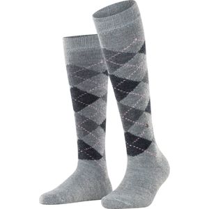 Burlington - Whitby - Kniekousen - Grijs - One-size met Patroon