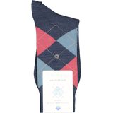 Burlington - Marylebone - Wol Sokken - Blauw - One Size