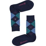 Burlington Marylebone One size wol sokken dames blauw - Maat 36-41